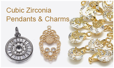 Cubic Zirconia Pendants & Charms